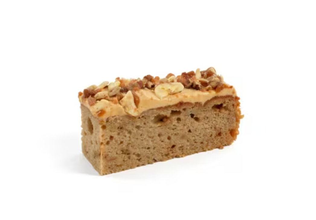 Banana and caramel tray bake
