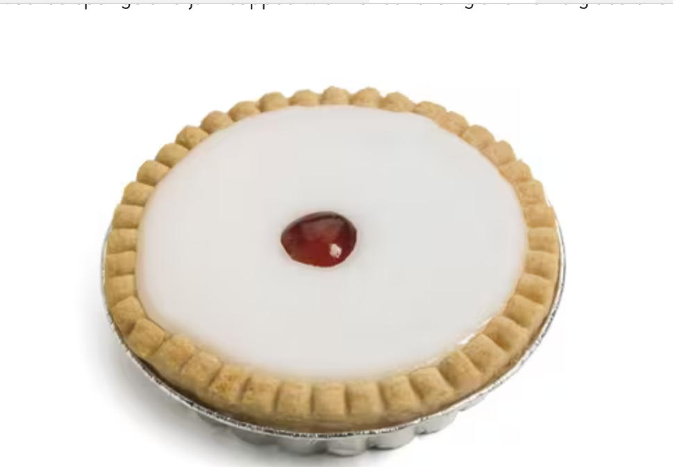 Cherry Bakewell tart